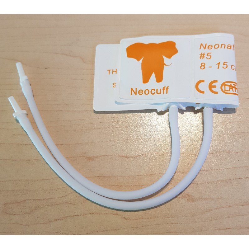 CF1305D.jpg Brazalete Toma Presión Neonatal N° 5 dos vías, Set 10 Unid. - Imagen 1